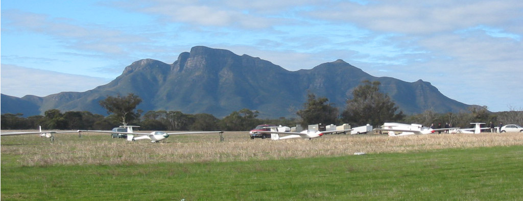 At the airfield before Bluff Knoll